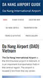 Mobile Screenshot of danangairportonline.com